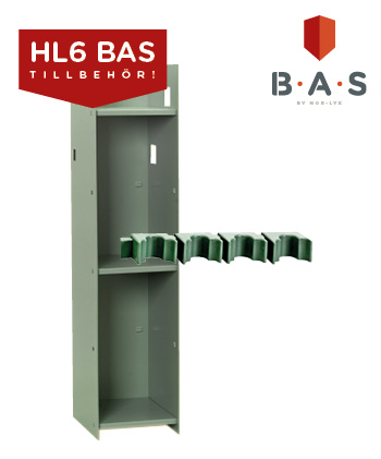 Hyllinsats HL6 BAS, 3 hyllor, pipstöd